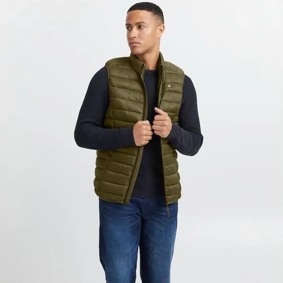 NWT - BLEND Men’s BHRomsey Vest, Green - Size Medium & Large - Picture 1 of 12